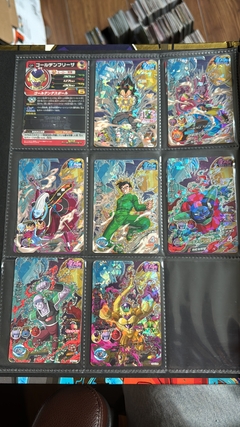 671 cartas de dragon ball héroes + 26 packs sellados Vjump + 100 slaves + binder con 25 micas - tienda en línea
