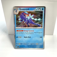 tarjeta pokemon tcg foil quaquaval