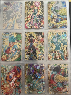 671 cartas de dragon ball héroes + 26 packs sellados Vjump + 100 slaves + binder con 25 micas - tienda en línea