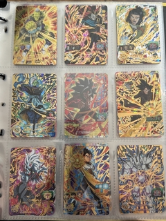 671 cartas de dragon ball héroes + 26 packs sellados Vjump + 100 slaves + binder con 25 micas en internet