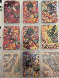 671 cartas de dragon ball héroes + 26 packs sellados Vjump + 100 slaves + binder con 25 micas - comprar en línea