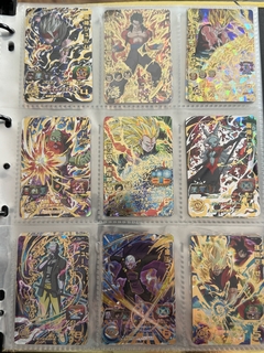 671 cartas de dragon ball héroes + 26 packs sellados Vjump + 100 slaves + binder con 25 micas - tienda en línea