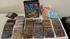 671 cartas de dragon ball héroes + 26 packs sellados Vjump + 100 slaves + binder con 25 micas - comprar en línea