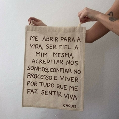 Bandeira Me Abrir pra Vida - Caquis