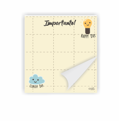 BLOCO DE NOTAS HAPPY DAY DUSTER