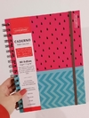 CADERNO COLEGIAL 1M DECORADO CONTAINER MELANCIA