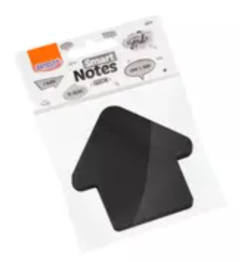 BLOCO DE NOTAS PRETO SETA BRW