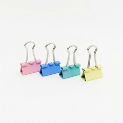 BINDER CLIPS P/ PAPEL MÉDIO PASTEL BRW - KIT C/ 2 - comprar online