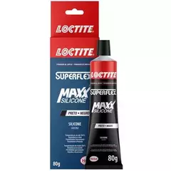 Silicone Preto Superflex Maxx Black 80g - LOCTITE