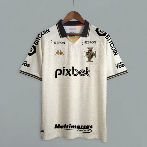 Camisa do Vasco da Gama III Branca 22/23 Com patrocínios