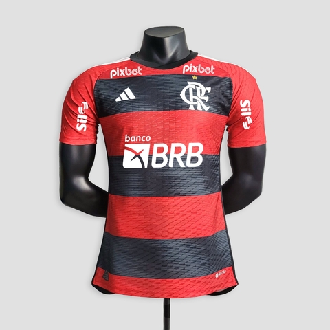 Camisa do Flamengo Home 23/24 Jogador Com patrocínios