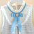 vestido azul cielo - comprar en línea
