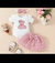 Conjunto rosa con blanco