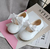 Zapatito charol con moño - mini hally