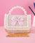 Bolsa perlas con moño - tienda en línea