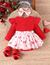 Romper rojo con corazones - comprar en línea
