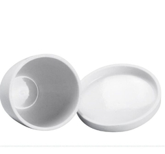 Cadinho de porcelana forma alta com tampa na internet