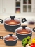 Kit 3 Panelas Teflon Caçarolas 16 18 e 20 Antiaderente 3 Peças - Global Alumínios