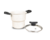 Cuscuzeiro Teflon Antiaderente Tampa de Vidro 14cm na internet
