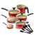 Kit Jogo de Panelas 11 peças Bogotá Antiaderente Teflon Conjunto