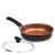 Frigideira Alta 18 cm Teflon Antiaderente com Tampa de Vidro