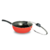 Frigideira Wok 28 cm Teflon Antiaderente com Tampa de Vidro - comprar online
