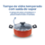 Panela Caçarola Avulsa Teflon C/ Tampa De Vidro Nº 18 - comprar online