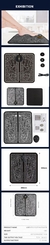 Imagem do EMS Massage Health Care Foot Massager Mat Massageador Pes Muscular Electric Feet Reflexology Deep Relax Saude Tens Fisioterapia