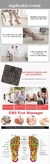 EMS Massage Health Care Foot Massager Mat Massageador Pes Muscular Electric Feet Reflexology Deep Relax Saude Tens Fisioterapia - VR diversidade
