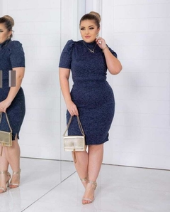 Conjunto de Vestido e Cardigan de Lã na internet