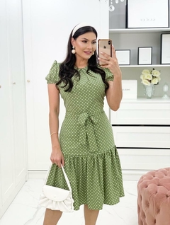 Vestido Poá Midi na internet