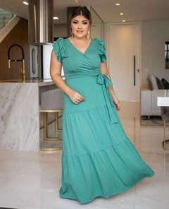Imagem do Vestido Longo Falso Transpasse