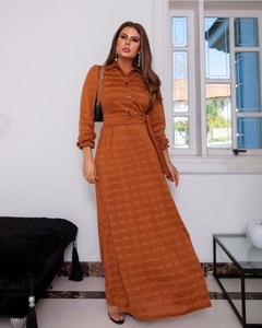 Vestido Longo em Malha Laise