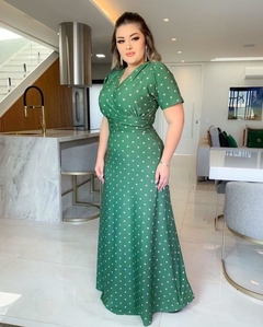 Vestido Longo Poá – Malha Fluity na internet