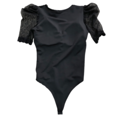BLUSINHA BODY BORI COM MANGA PRINCESA TULE FASHION FEMININA na internet