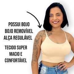 Blusinha Top Com Bojo De Alcinha Com Regulagem Academia - ANJ MODAS