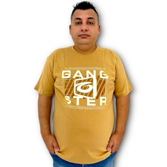 Camiseta Gangster Masculina Fat Tamanho Grande Moda Plus Size - ANJ MODAS