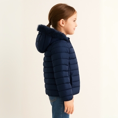 Jaqueta Infantil Juvenil Menina Aberta Com Zíper Inverno na internet