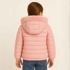Jaqueta Infantil Juvenil Menina Aberta Com Zíper Inverno - loja online