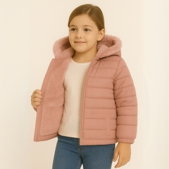 Imagem do Jaqueta Infantil Juvenil Menina Aberta Com Zíper Inverno