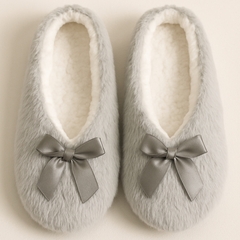 Pantufa Feminina Sapato Antiderrapante Laço - comprar online