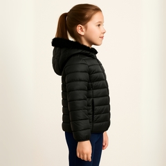 Jaqueta Infantil Juvenil Menina Aberta Com Zíper Inverno na internet