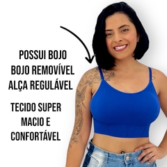 Blusinha Top Com Bojo De Alcinha Com Regulagem Academia