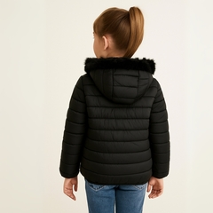 Jaqueta Infantil Juvenil Menina Aberta Com Zíper Inverno - comprar online