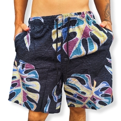 Shorts Bermuda Masculina Gangster Microfibra Moda Praia
