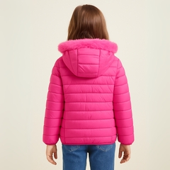 Jaqueta Infantil Juvenil Menina Aberta Com Zíper Inverno - loja online