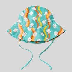 Maiô infantil + Chapéu Manga Longa Menina Proteção Solares - comprar online