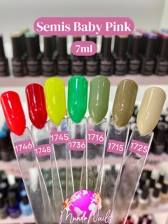 Semipermanentes 7ml carta de colores - Pink Mask - tienda online