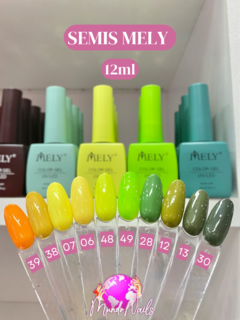 Carta de colores semipermanentes 12ml - Mely en internet