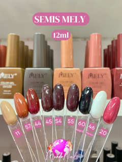 Imagen de Carta de colores semipermanentes 12ml - Mely